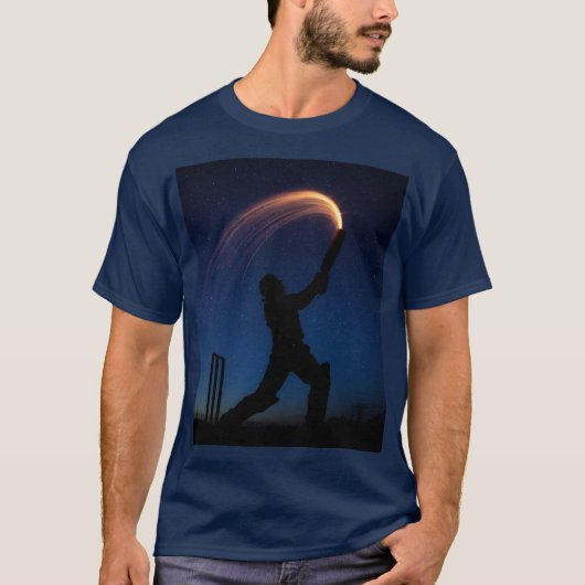 Six Over The Boundary T20 Cricket Tee (Vorderseite)