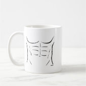 Six Pack Abs Kaffeetasse (Links)