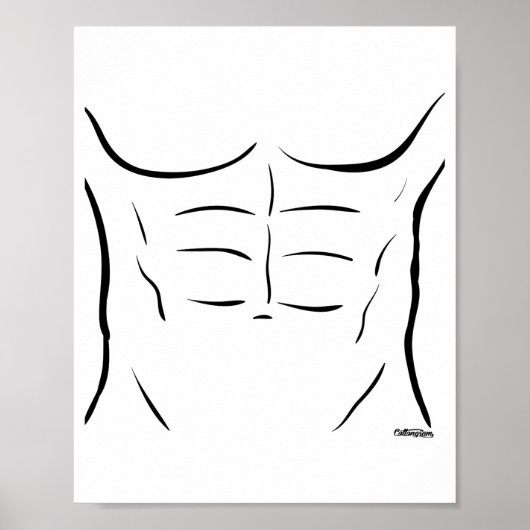 Six Pack Abs  Poster (Vorne)