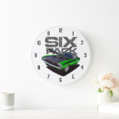 Six Pack Große Wanduhr (Zuhause)