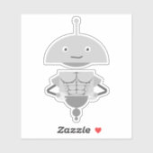 Six Pack Mia Aufkleber (Blatt)