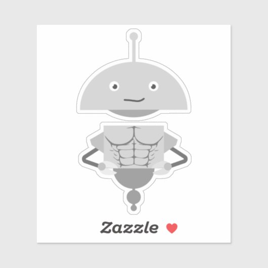 Six Pack Mia Aufkleber (Blatt)