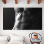 Six Pack Sexy Hot Typ Poster