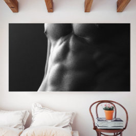 Six Pack Sexy Hot Typ Poster