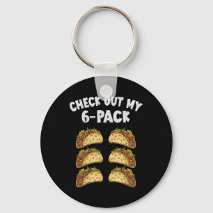 Six Pack Taco Cinco De Mayo Mexiko Männer Schlüsselanhänger