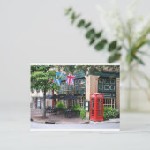 Six Pence Pub Savannah, GA Postkarte (Stehend Vorderseite)