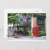 Six Pence Pub Savannah, GA Postkarte (Vorne/Hinten)