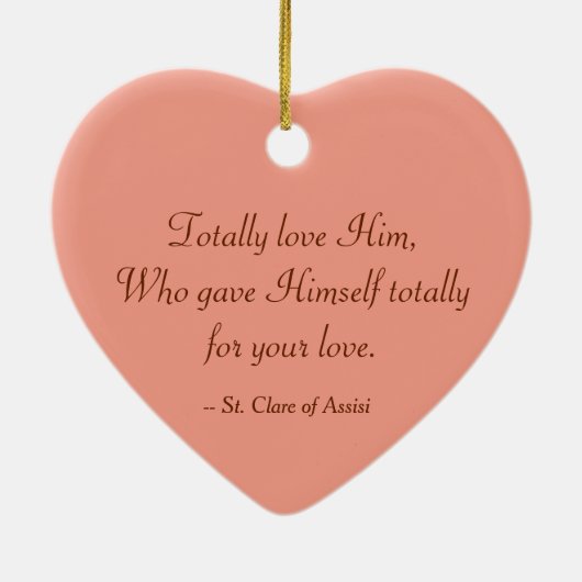 SIx Poor Clare Saints (SAU 027) Keramikornament (Hinten)