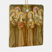 SIx Poor Clare Saints (SAU 027) Keramikornament (Rechts)