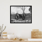 Six Pounder Artillery Gun in Washington, DC 1862 Poster (Küche)