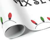 Six Seven 67 6 7 6-7 Meme Santa Dubbing Christmas Geschenkpapier (Rolleneckpunkt)