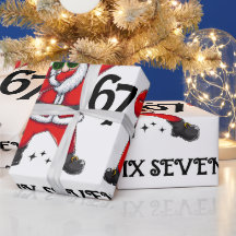 Six Seven 67 6 7 6-7 Meme Santa Dubbing Weihnachte