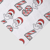 Six Seven 67 6 7 Christmas Meme Holiday Seidenpapier (Detail)