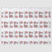 Six Seven 67 6 7 Christmas Meme Holiday Seidenpapier (Vorderseite)