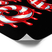 Six Seven 67 6 7 Kids 67 Boys Youth 6-7 Meme Candy Poster (Ecke)