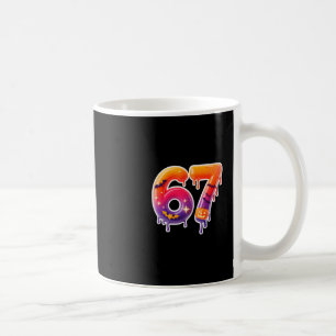 Six Seven 67 6 7 Meme Design Lustiges Eis-Drip Kaffeetasse