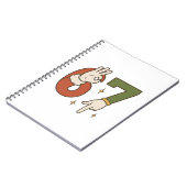  Six Seven 67 6 7 Santa Elf Christmas Meme Notizblock (Linke Seite)