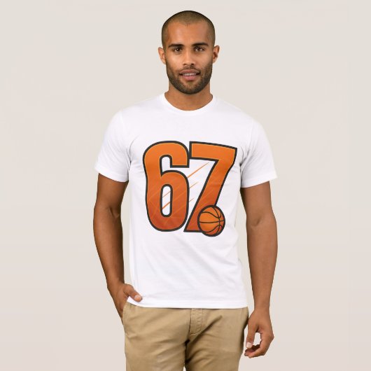 “Six Seven 67 Basketball Tee – Trendy Urban (Vorne ganz)
