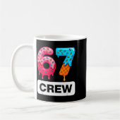 Six Seven 67 Birthday Crew Ice Cream Cake Gen Alph Kaffeetasse (Links)