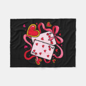 Six Seven 67 Boys Girls Valentines Day Cool Playin Fleecedecke (Vorderseite (Horizontal))