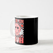 Six Seven 67 Bruh 6 7 Cute Hearts Happy Valentines Kaffeetasse (Vorderseite Links)
