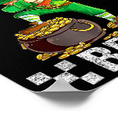 Six Seven 67 Bruh Dabbing Leprechaun St Patricks D Poster (Ecke)