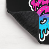 Six Seven 67 Bysebyll Eiscreme-Tropf-Mason-Meme Ki Mousepad (Ecke)