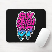 Six Seven 67 Bysebyll Eiscreme-Tropf-Mason-Meme Ki Mousepad (Mit Mouse)