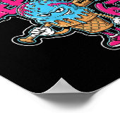 Six Seven 67 Bysebyll Player Eis Drip Meme L Poster (Ecke)