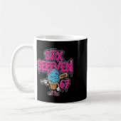 Six Seven 67 Bysebyll Player Eiscreme-Tropf-Meme L Kaffeetasse (Links)