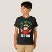 Six Seven 67 Christmas 6 7 Bruh Boys Kids 6-7 Meme T-Shirt (Vorne ganz)