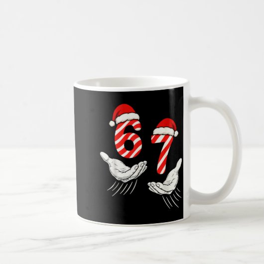 Six Seven 67 Christmas 6 7 Kids 67 Youth Boys 6-7  Kaffeetasse (Rechts)