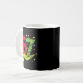 Six Seven 67 Christmas Lights Hand Signs Elf Light Kaffeetasse (Vorderseite Links)