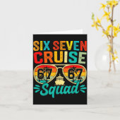 Six Seven 67 Cruise Squad 2025 Funny Kids Cruise M Karte (Gelbe Blume)