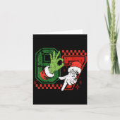 Six Seven 67 Funny Christmas Meme Humor Trendy Cou Karte (Vorderseite)