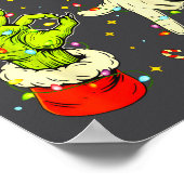 Six Seven 67 Funny Hand-sign Christmas Meme  Poster (Ecke)