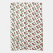 Six Seven 67 Funny Santa Hat Christmas Xmas Meme Geschirrtuch (Vertikal)