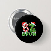 Six Seven 67 Lustiger Weihnachtsmann Bruh Weihnach Button (Vorne & Hinten)