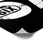 Six Seven 67 Lustiges Meme Poster (Ecke)
