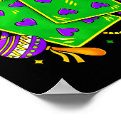 Six Seven 67 Mardi Gras Funny Mardi Gras Parade Me Poster (Ecke)