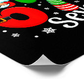 Six Seven 67 Meme 6 7 Elf Santa Weihnachten Poster (Ecke)
