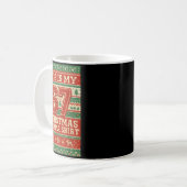Six Seven 67 Meme 6 7 Holiday Christmas Pajamas Br Kaffeetasse (Vorderseite Links)