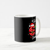 Six Seven 67 Meme 6 7 Santa Christmas Pajamas Kids Kaffeetasse (VorderseiteRechts)