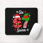 Six Seven 67 Meme 6 7 Santa Christmas Pajamas Kids Mousepad (Mit Mouse)