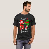 Six Seven 67 Meme 6 7 Santa Christmas Pajamas Kids T-Shirt (Vorne ganz)