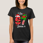 Six Seven 67 Meme 6 7 Santa Christmas Pajamas Kids T-Shirt (Vorderseite)