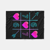 Six Seven 67 Meme 6 7 Valentines Day Heart Men Wom Fleecedecke (Vorderseite (Horizontal))