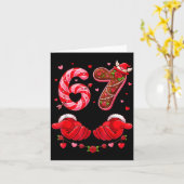 Six Seven 67 Meme 6 7 Valentines Day Heart Men Wom Karte (Gelbe Blume)