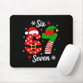 Six Seven 67 Meme 6 7 Weihnachtsmann Weihnachts-Py Mousepad (Mit Mouse)