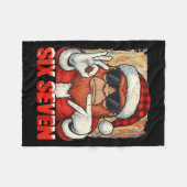 Six Seven 67 Meme Bigfoot Funny Chistmas Men Women Fleecedecke (Vorderseite (Horizontal))